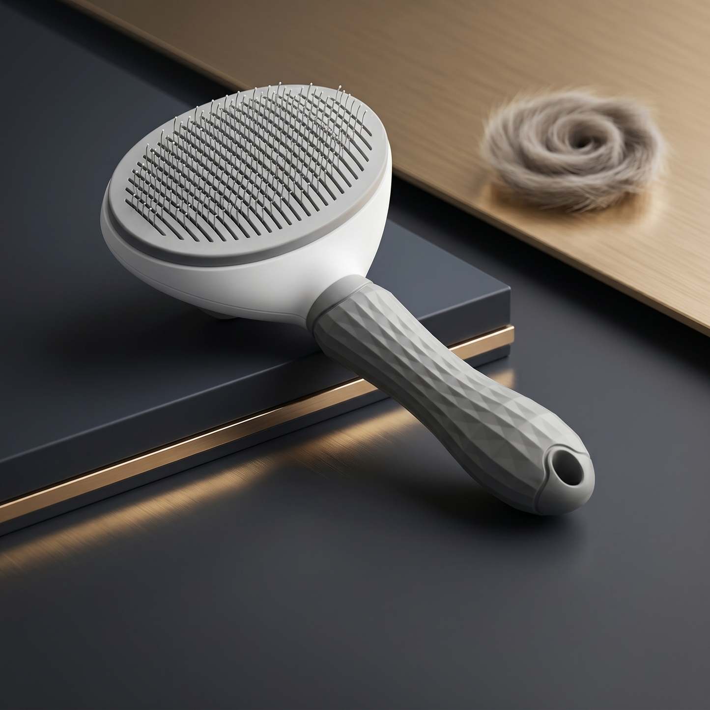 Brosse de Toilettage Autonettoyante pour Chat & Chien – Anti Poils et Démêlage